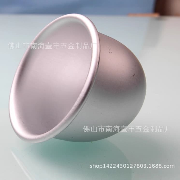 Deep Semi-Circle Pudding Cake Mold Aluminum Small Cake Mold Baking Mold H10