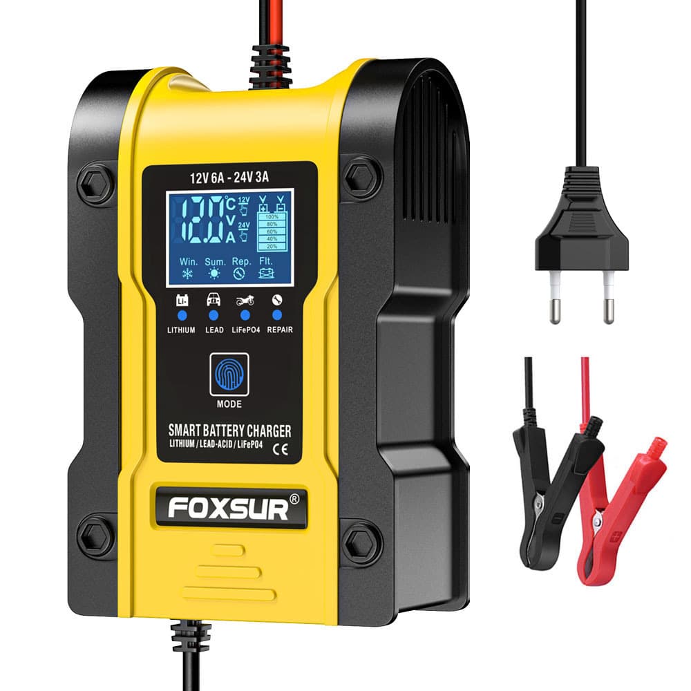 12.6V Lithium Battery 12V24V Lead-Acid Battery Lithium Iron Phosphate Charger Car and Motorcycle Battery Charger