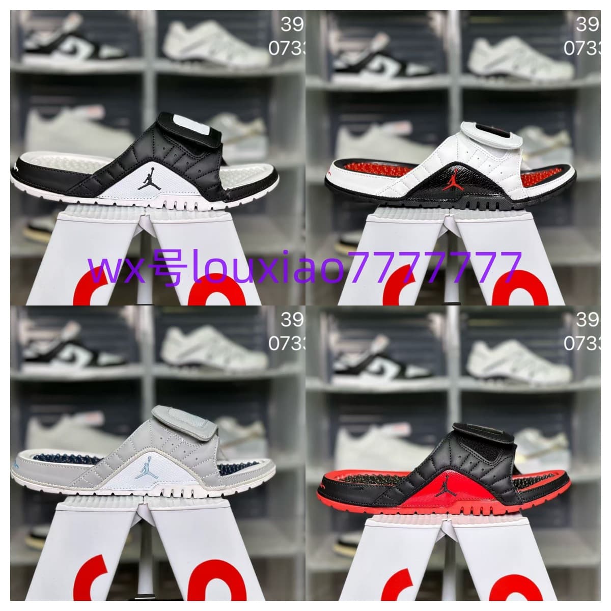 Export Putian Original Hydro Jordan 12 Slides Cushioning Foam Flip Flops Unisex Magic Strap Casual Beach Shoes