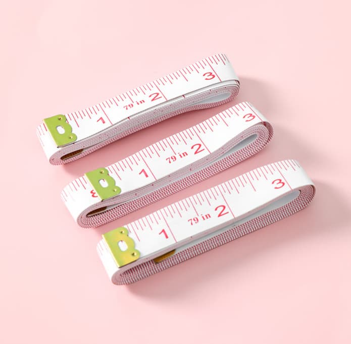 1.5m Tailor Measuring Tape for Body Measurements, Waist, Hip, Soft Tape Ruler for Sewing