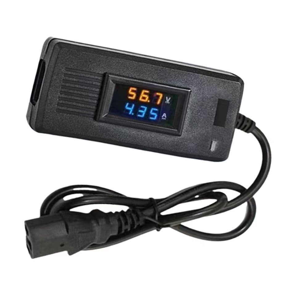 Electric vehicle charger tester battery voltage ammeter 12V48V60V72V digital display inspection and repair tool