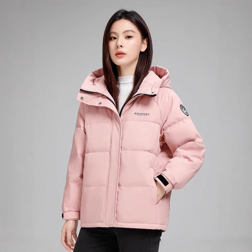 Counter Boutique Women's Short Down Jacket 2025 Winter New Fashion Thickened Petite 90% White Duck Down Coat