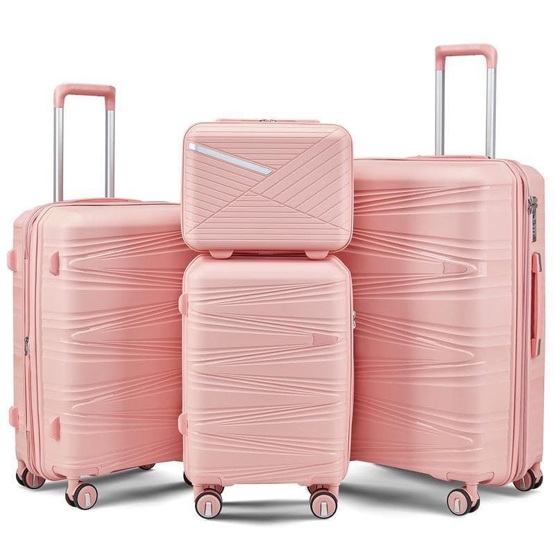 M 17473 PP Material Large Capacity Luggage Fashion Travel Suitcase