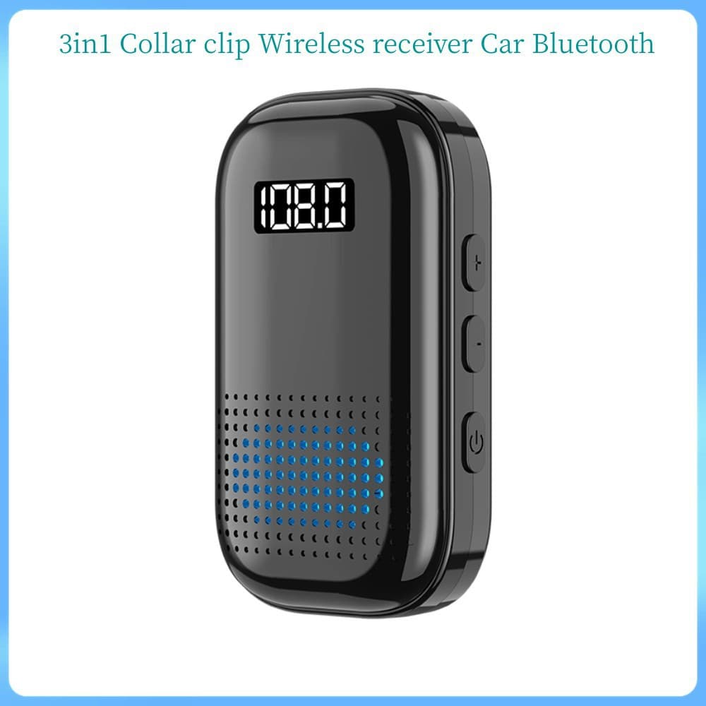 New cross-border e-commerce back clip/luff clip multi-functional Bluetooth receiver, wireless receiver, AUX Bluetooth reader, and card reader all in one.