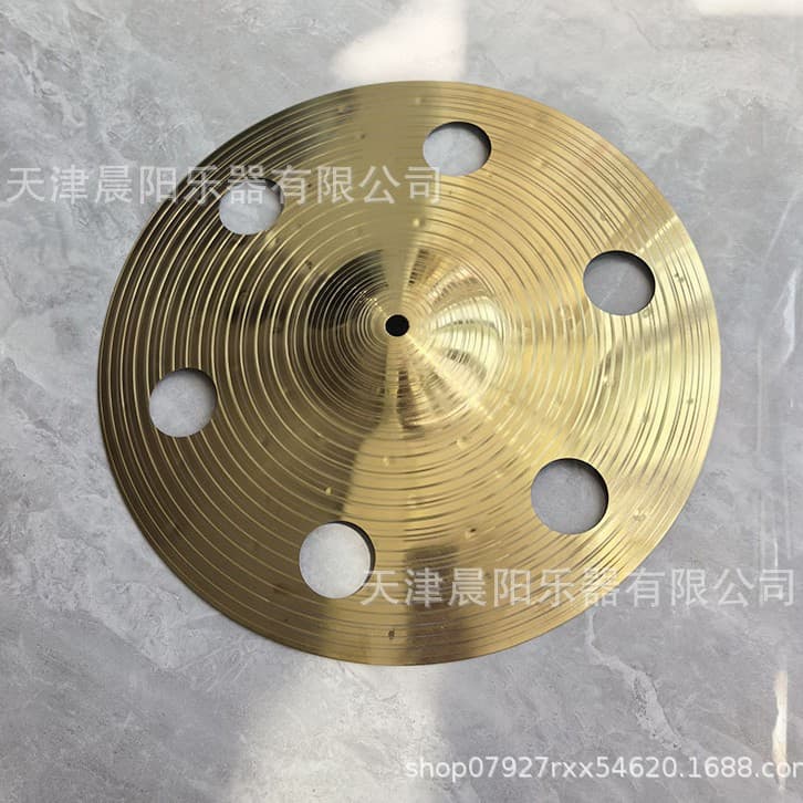 Wholesale 10.12.14. inch alloy cymbals, hole cymbals, punched cymbals, water cymbals, hand shot cymbals, chip effect cymbals