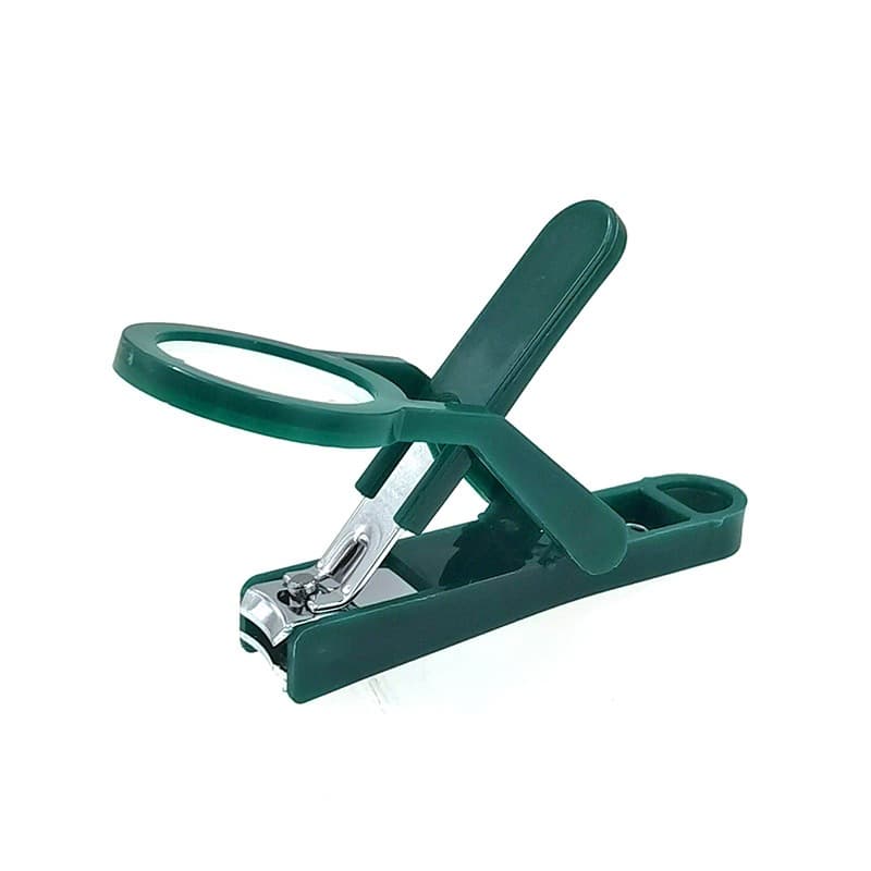 Creative Magnifying Glass Nail Clipper Anti-Splash Nail Cutter Sharp Clear Large Nail Clipper with Magnifier