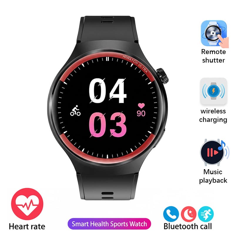 2026 New Watch4 Smart Watch Zinc Alloy Round Dial Health Electronic Watch Fitness Tracker Factory