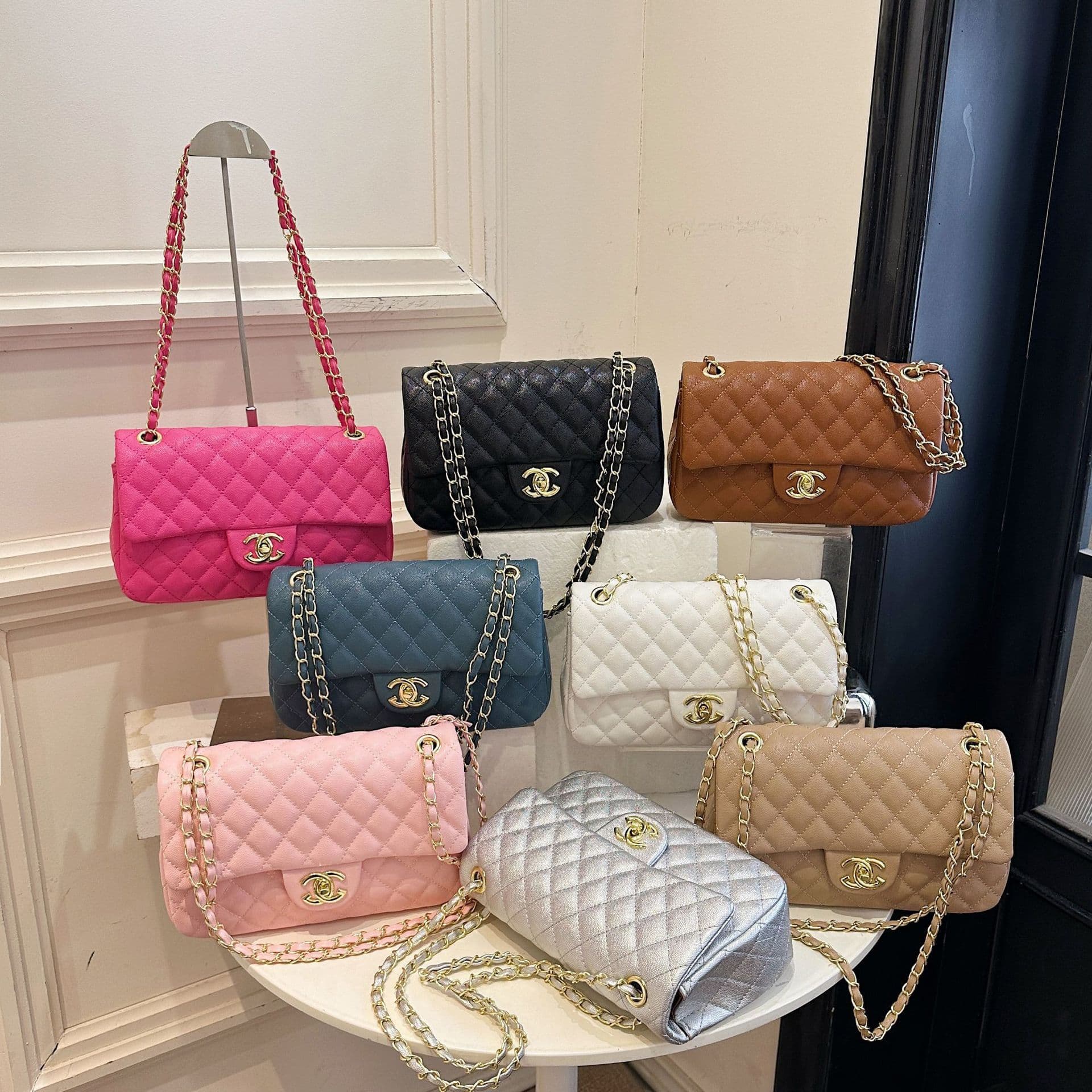 2025 New Crossbody Small Square Bag for Women, Trendy Korean Style Coin Purse, Chic Chanel-Style Underarm Bag