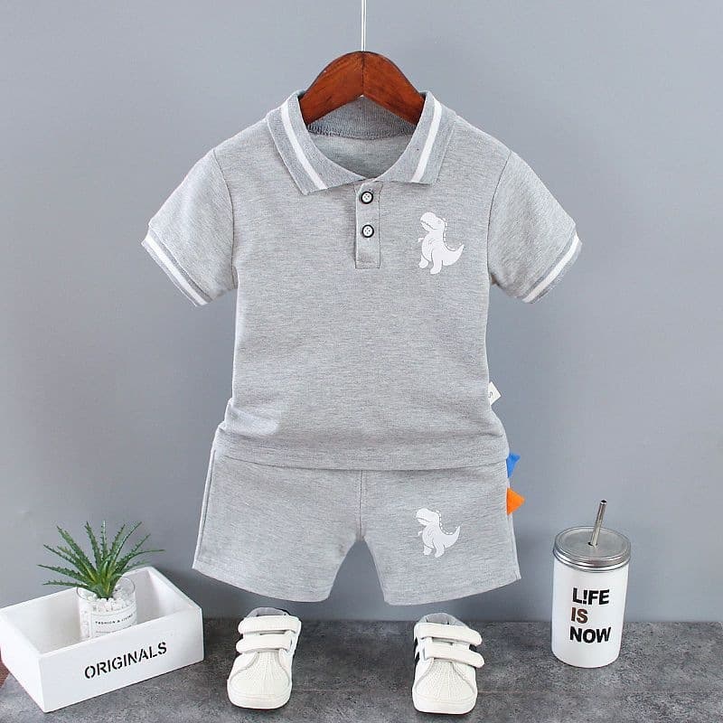 Boys Summer Set Two-Piece New Infant Children Clothes Kids Summer Clothes Baby Summer Short Sleeve