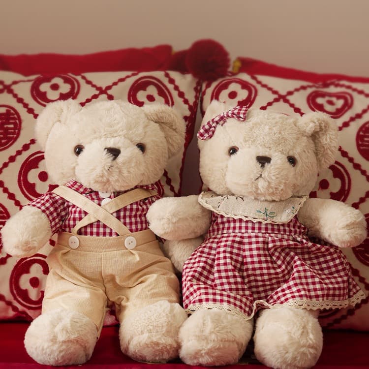 Bed Pressing Doll Pair Wedding Supplies Complete Collection Newlywed Gift for Couple Wedding Gift for Bride New Premium Pillow