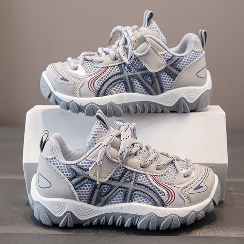 Children's Mesh Shoes Breathable Boys and Girls Sneakers Autumn New Comfortable Dad Shoes Lightweight Anti-Slip Student Running Shoes