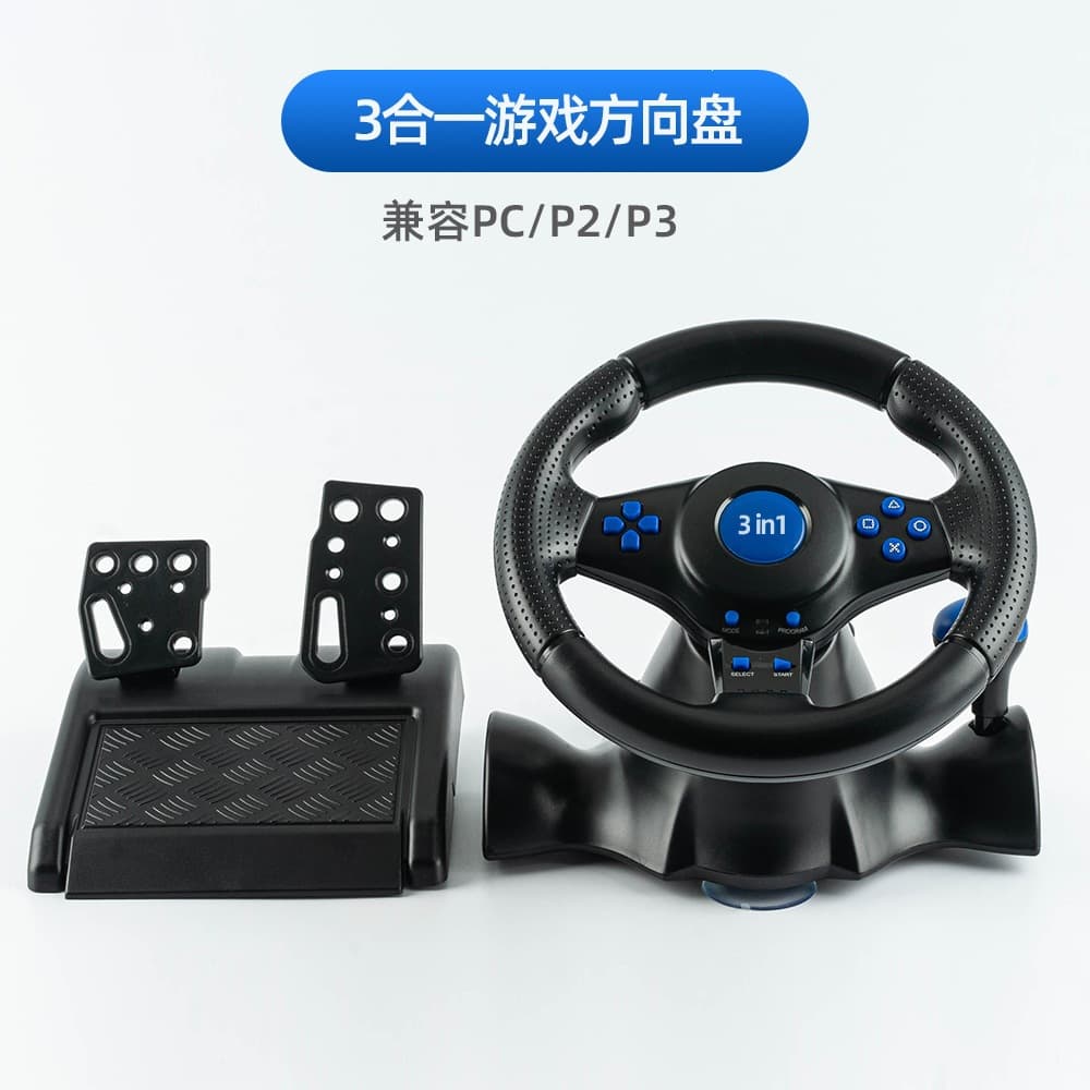 Racing Game Steering Wheel Controller for Switch/X-Box/PS4/PS2/PS3/PC Racing Wheel Gamepad