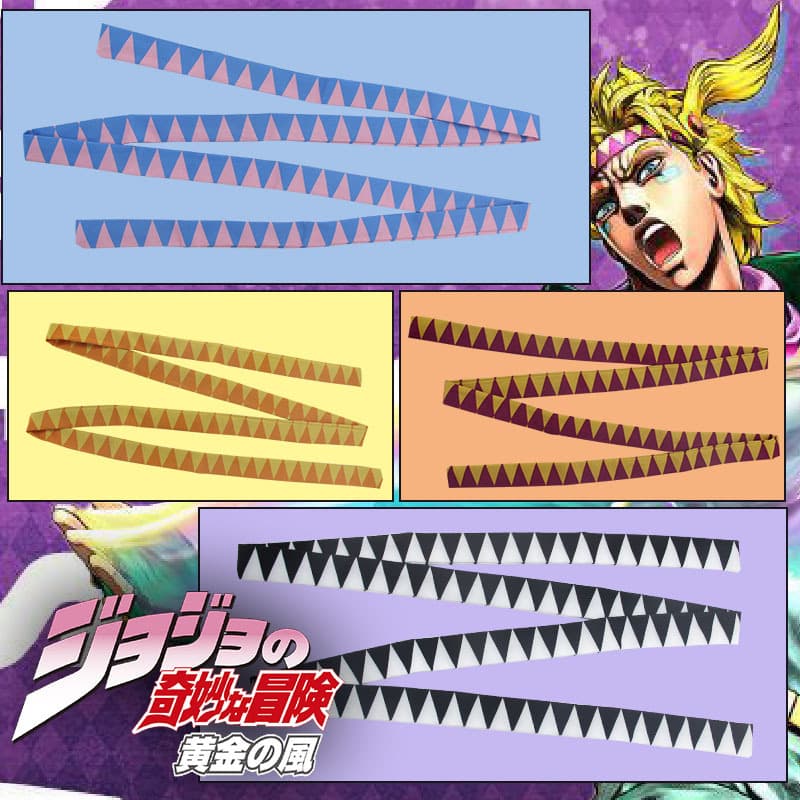 JOJO's Bizarre Adventure Golden Wind Cosplay Headband Accessories Costume Prop Headwear