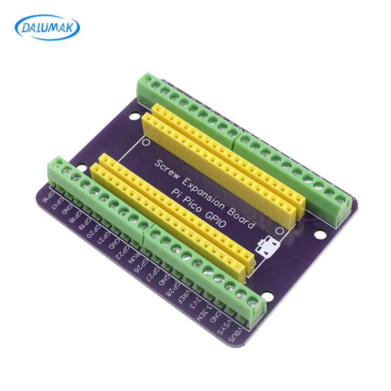 Raspberry Pi Pico GPIO Expansion Board, Raspberry Pi Pico W IO Terminal Expansion Module