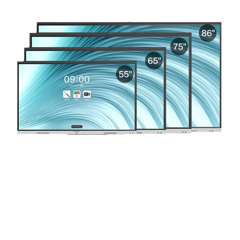 Hushida Conference Flat Panel All-in-One Multimedia Touch Display Smart Annotation Teaching Electronic Whiteboard Custom