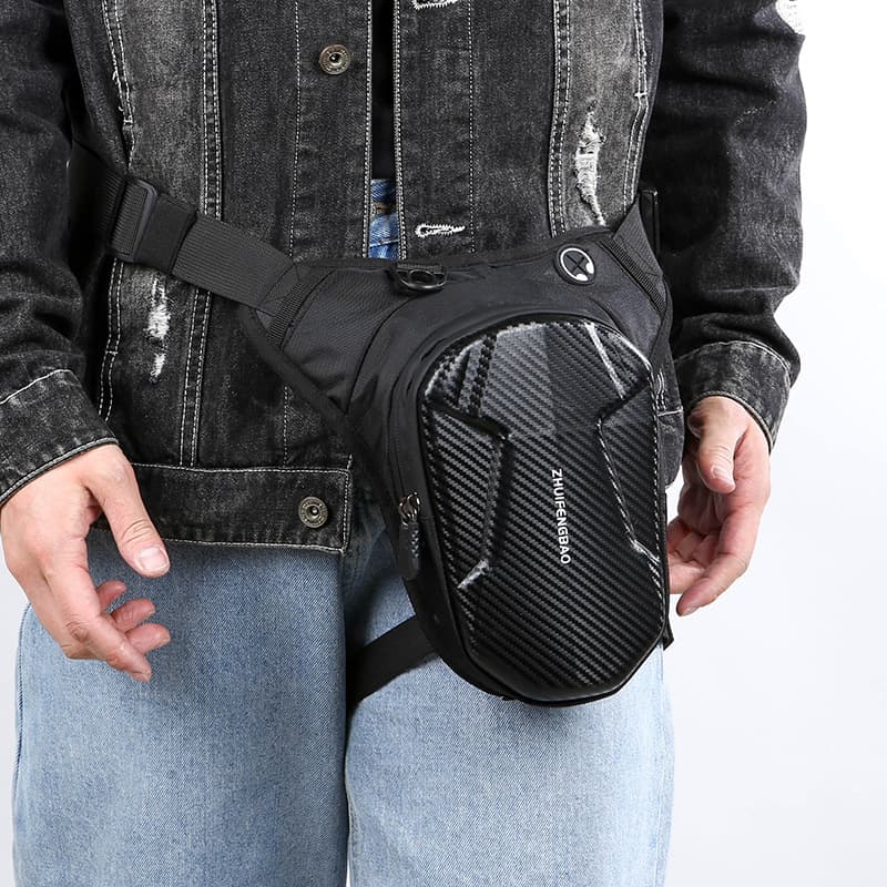 Motorcycle Leg Bag Multifunctional Waterproof Waist Bag Riding Bag Outdoor Crossbody Bag for Motorcycle Travel