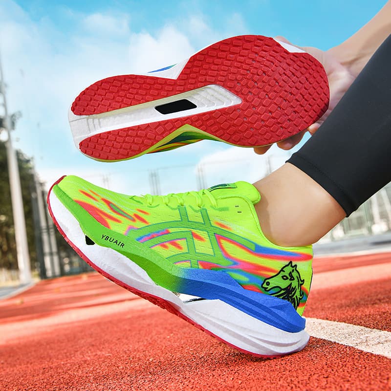 Parent-Child Fashion Sports Shoes 2026, True Blast Breathable Mesh, Soft Sole Sports Shoes with Carbon Plate, Lightweight Versatile Adult Running Shoes