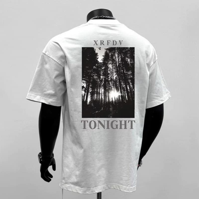 T-Shirt Trendy Brand High-End Short Sleeve Men's Summer 2026 New Style Ins Loose Heavyweight Round Neck Pure Cotton Cool Top Tee