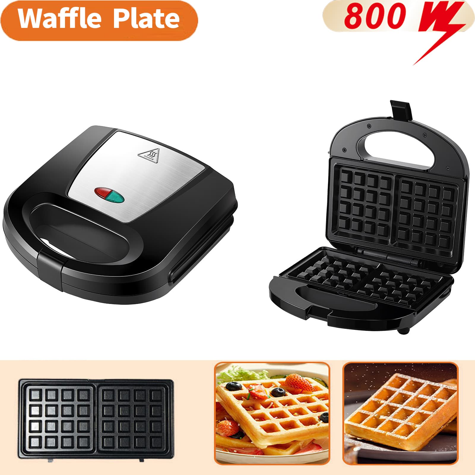 Cross-border Exclusive Waffle Machine, Household Egg Cooker, Sandwich Maker, Bread Machine, BBQ Grill, Breakfast Machine