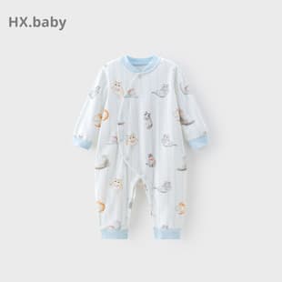 Newborn Butterfly Suit Baby Autumn Winter Pure Cotton Butterfly Romper Baby Monk Suit Spring Autumn Baby Bodysuit