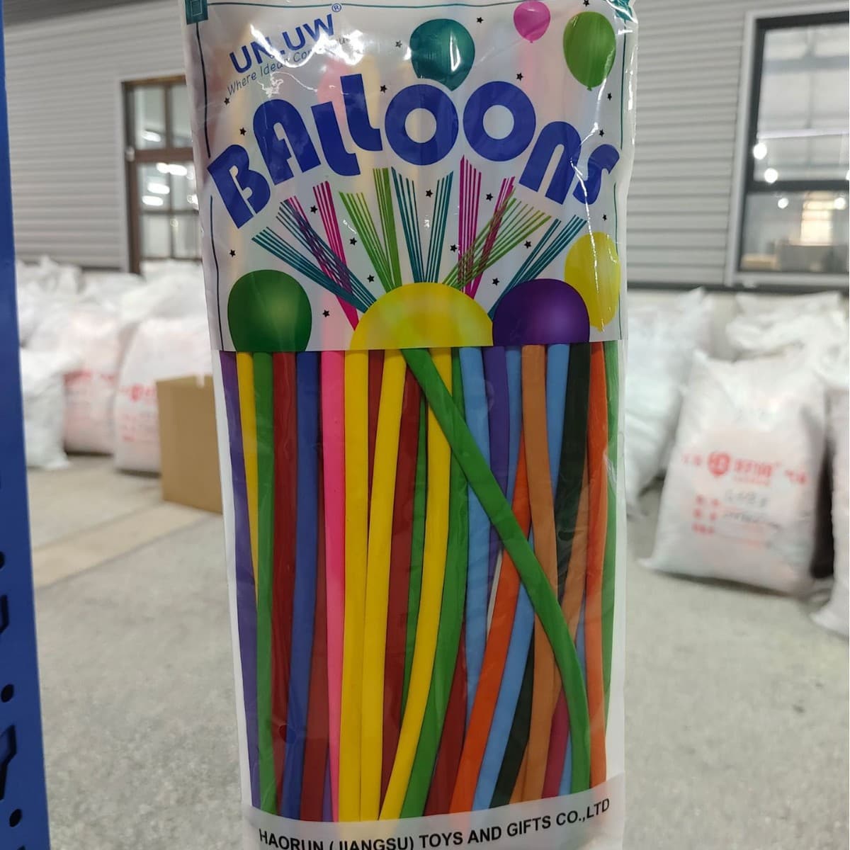 Haorun 260 Long Strip Bouquet Metallic Pearl Balloons for Store Anniversary Fireworks Children's Birthday Night Market Stall Event Decoration