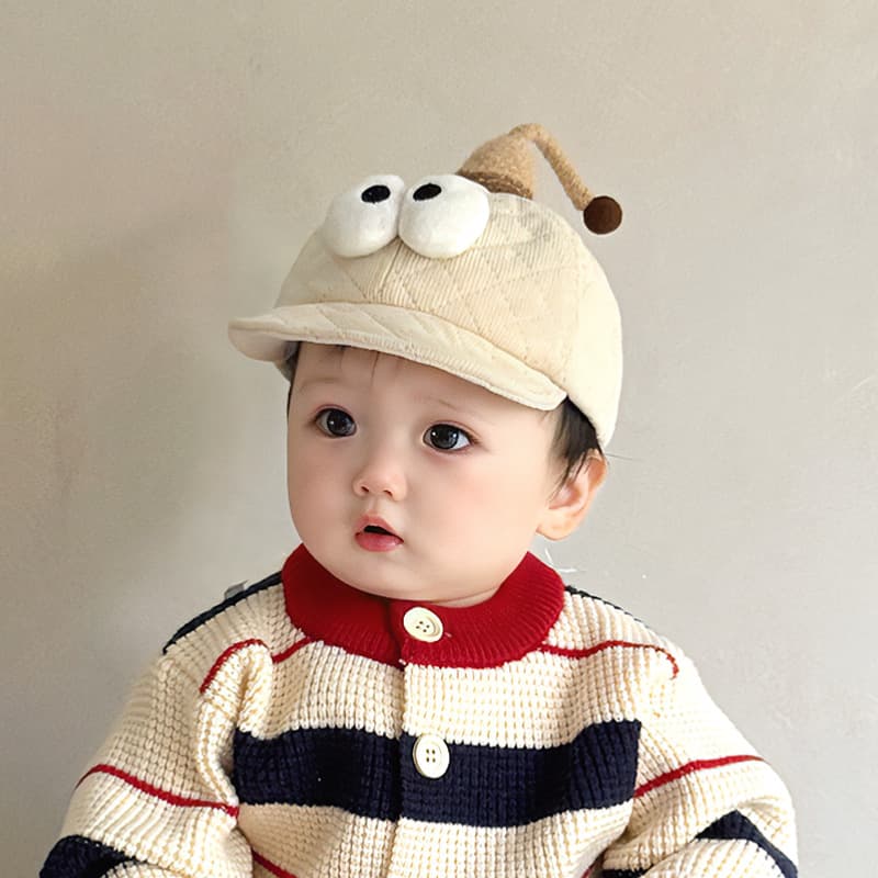 Baby Cap Soft Brim Baseball Cap Spring/Autumn Cute Korean Version Super Adorable Infant Outing Sun Hat Sun Protection