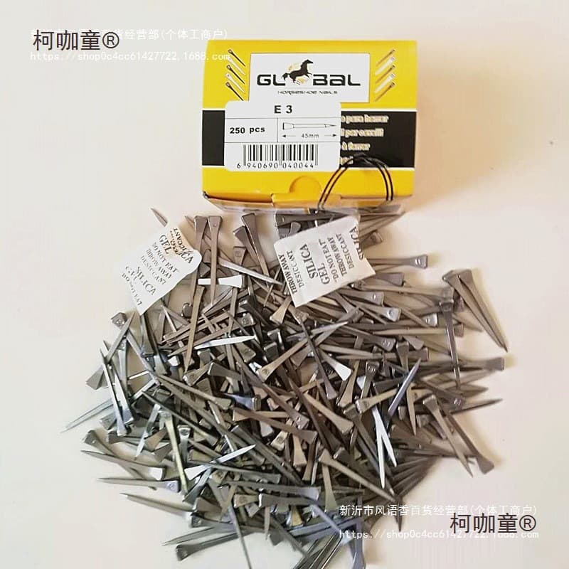 Horseshoe Nails for Racing, Farrier Nails, Hoof Nails, Hoof Care Tools, Equestrian Supplies, Metabo