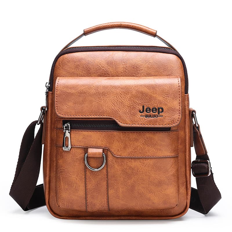 Men's Crossbody Bag Premium Shoulder Bag Vintage Business Backpack Portable Casual Bag
