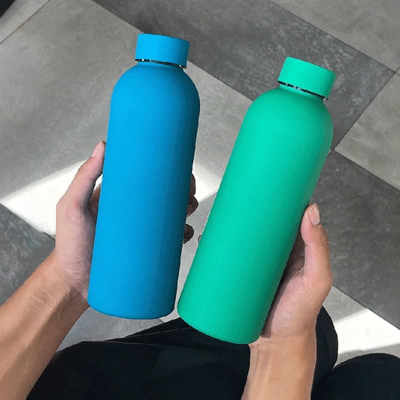 American-style small-mouth stainless steel insulated tumbler, large capacity, minimalist water bottle, premium look, cross-border cold-retention cup, custom wholesale