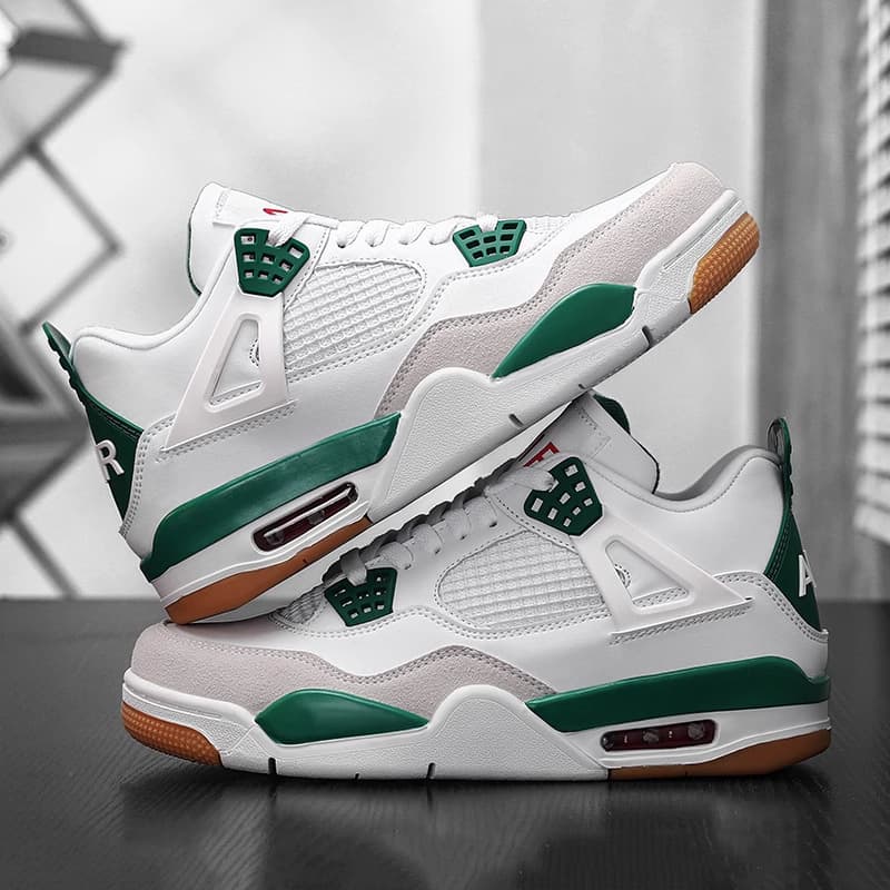High-Quality Putian Shoes AJ4 Retro Casual Sneakers Men's Sports Shoes Autumn/Winter Retro Cushioned Air Cushion Basketball Shoes