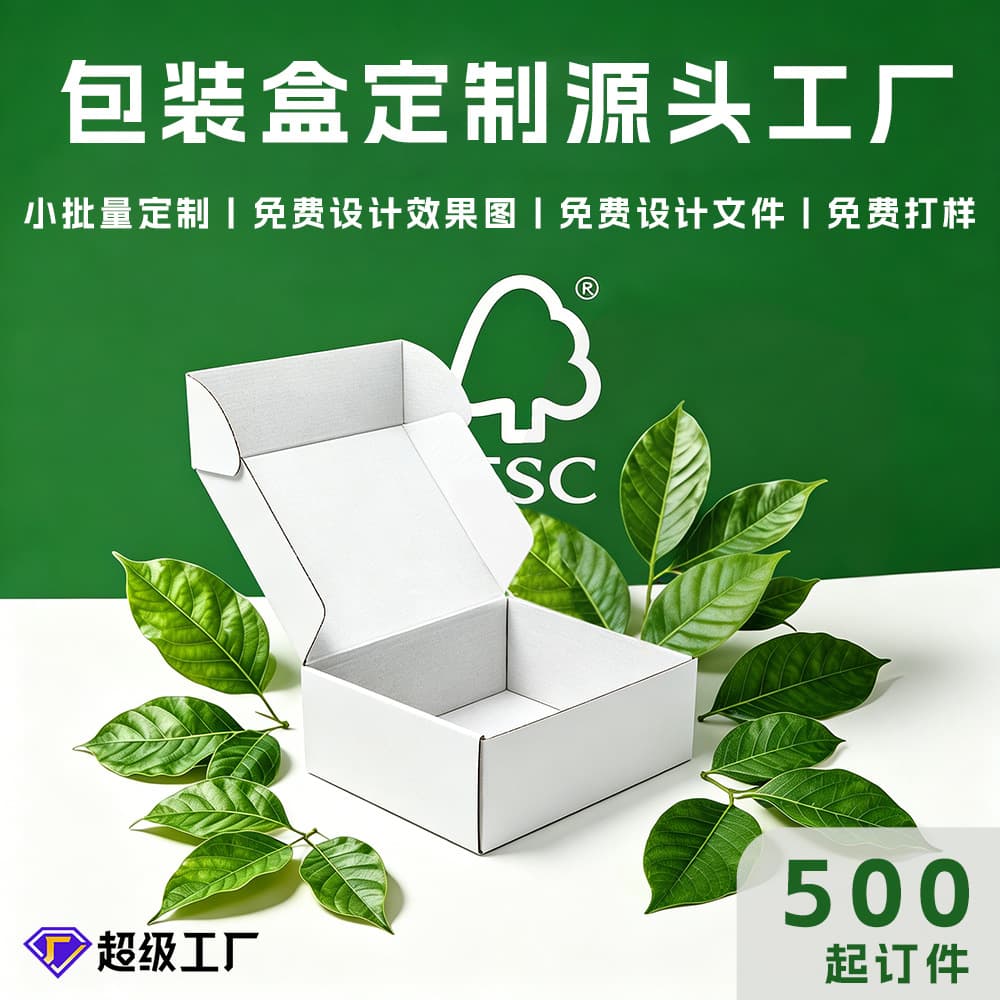 FSC packaging box custom cross-border aircraft box carton e-commerce express export available size and color