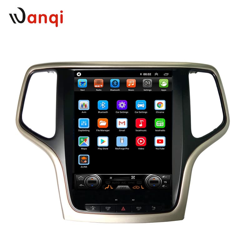 For Jeep Grand Cherokee 2014-2017 Car Navigation Smart Rear View Camera Multimedia All-in-One