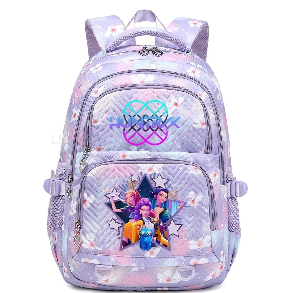 KPop Witch Hunters Cartoon Backpack Primary School Bag Rainbow Color Large Capacity Lightweight Good Quality