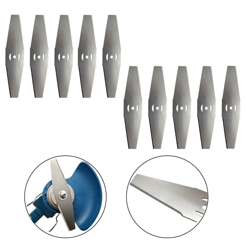 Universal Diamond-Shaped Lithium Battery Lawn Mower Blade, Alloy Thickened and Hardened, Garden Use