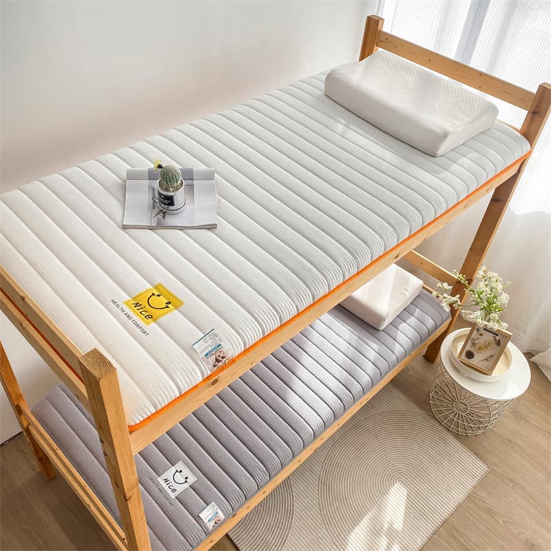 2025 New Bubble Cotton Smiley Face Minimalist Straight Line Soybean Fiber Single Mattress, Student Dormitory Mattress Floor Bed