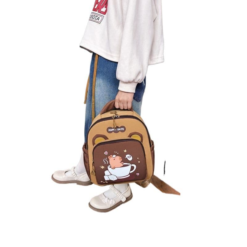 Kapibala Kindergarten School Bag Girls Backpack Age New Children's Backpack Preschool Large Capacity