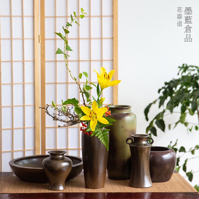 Chinese Floral Art Provincial and National Competition Special Vase, Taiwan-style Chinese Decorative Flower Vessel, Extra Large Flower Plate, Japanese Ikebana