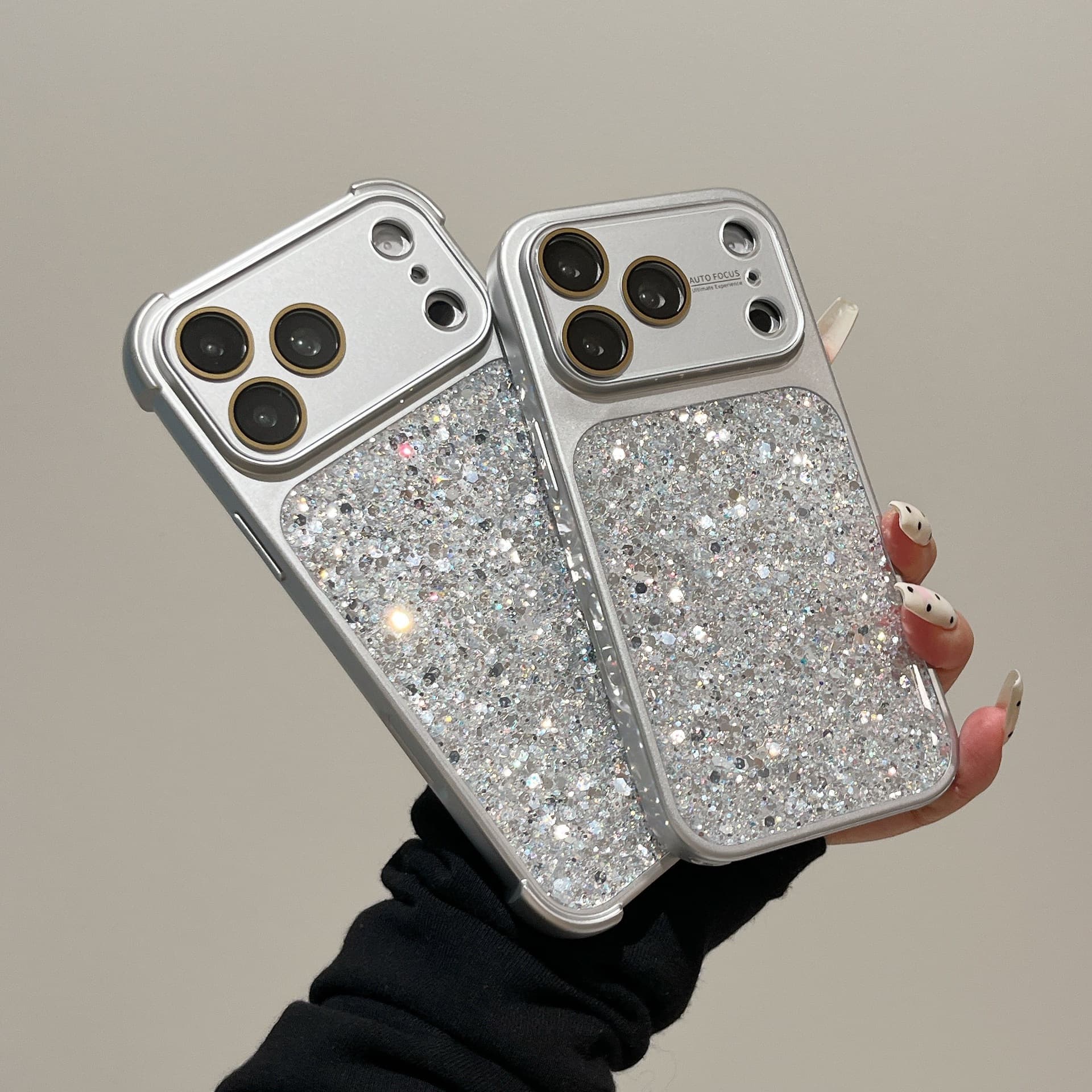 Japanese and Korean ins beautiful sparkles suitable for iPhone17 Apple 16ProMax/15 mobile phone case 14 high-end