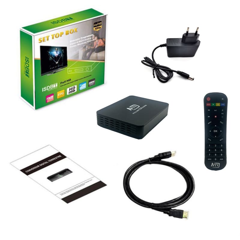 Brazil Peru Chile Isdb t Terrestrial Digital Set-Top Box H.264 Isdb-T Lan Set Top Box
