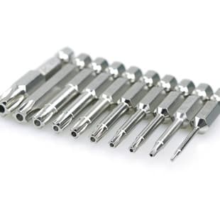 Special Shape Screwdriver Star Bit Magnetic Electric Bit Screwdriver Bit Multi-Function 1/4 Five-Point Star 50L