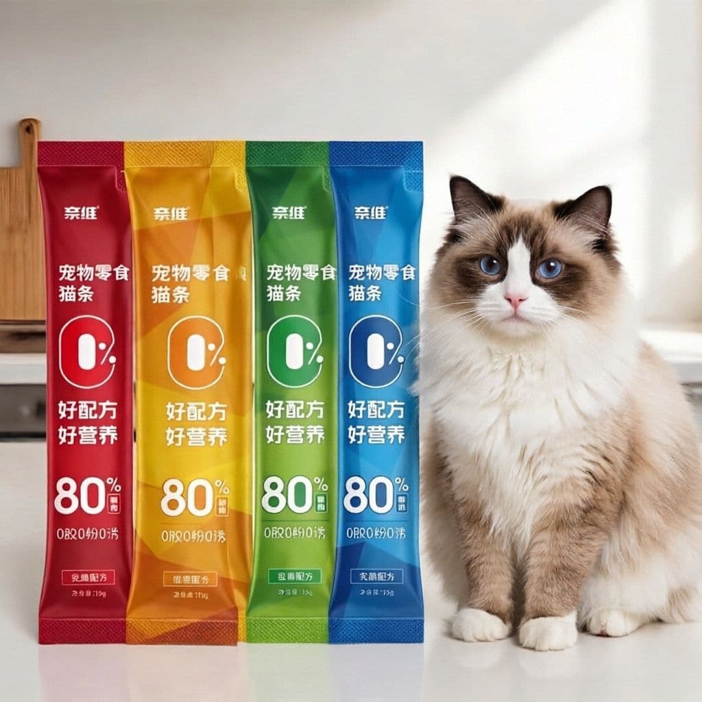Factory Wholesale Cat Strips Nevis Fresh Meat Cat Strips Chicken Squab Flavor Cat Snacks Cat Meal Packs Source Factory Spot