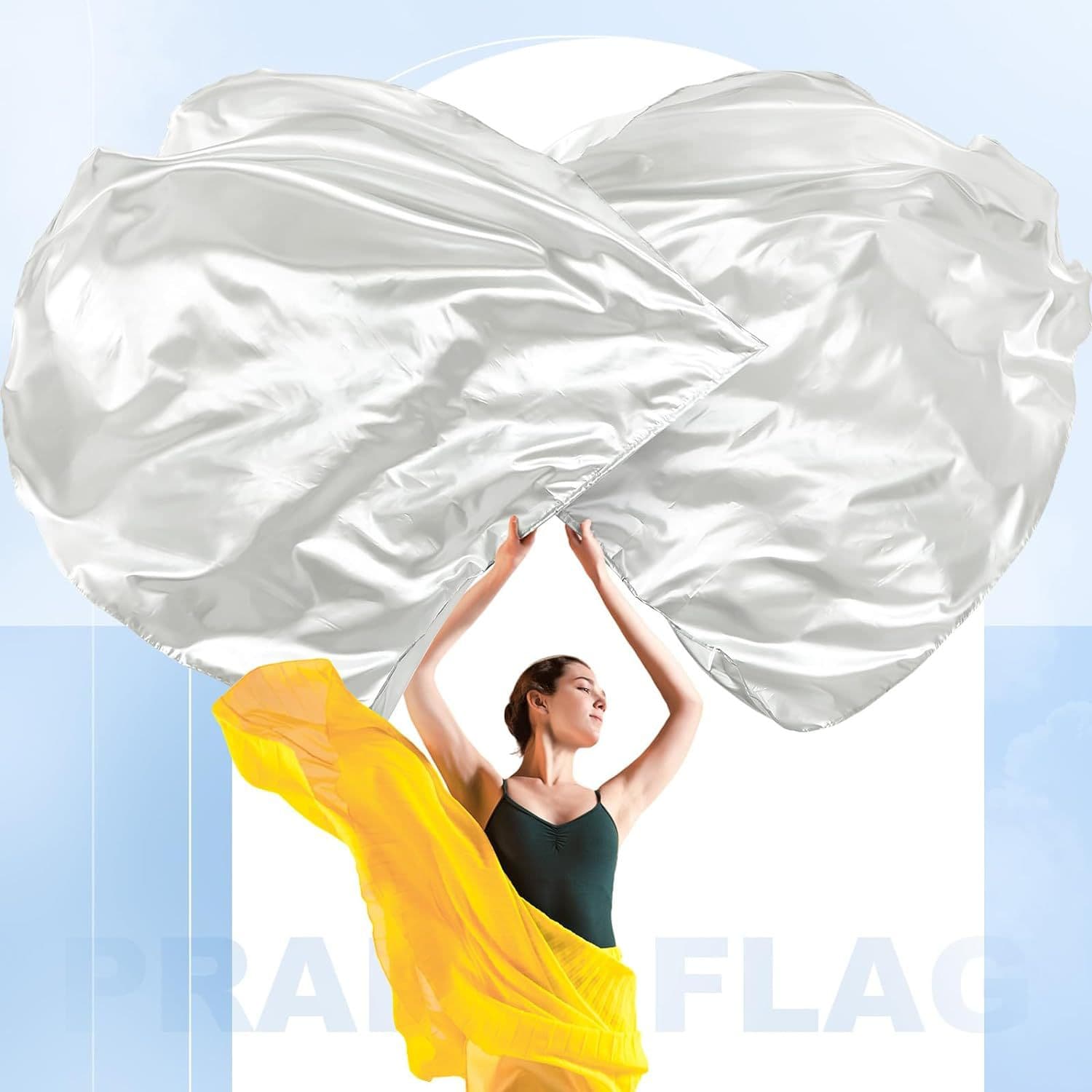 Belly dance, double flag, sports meet opening ceremony, flag performance, prop dance, semi-circular flag, praise flag, worship flag