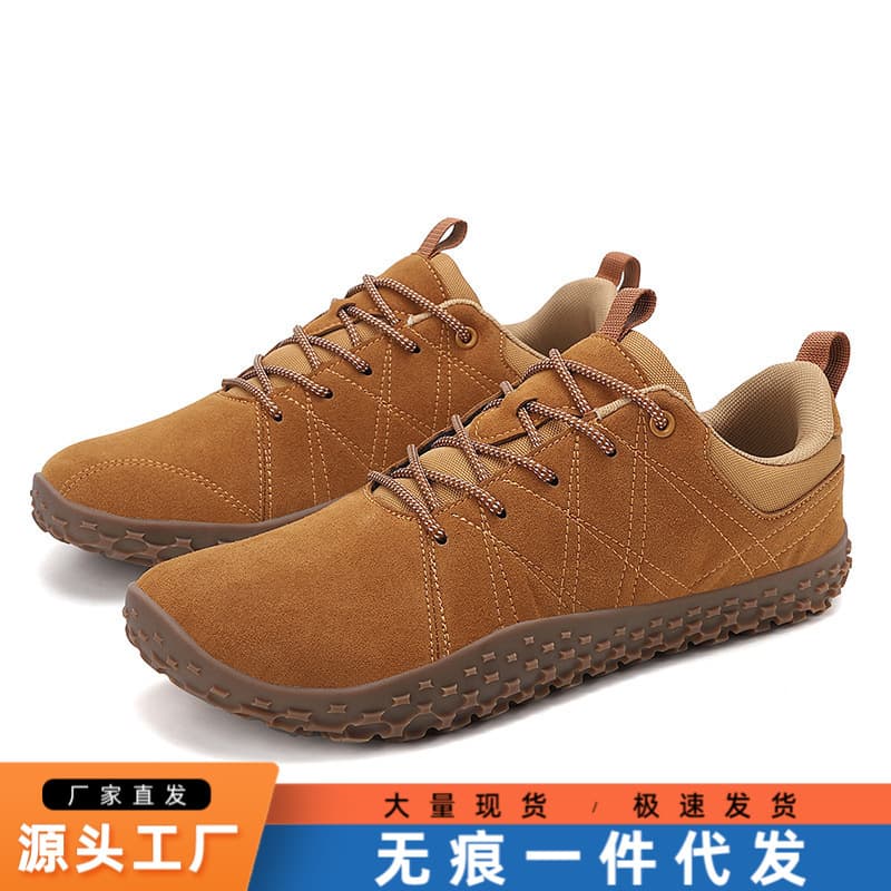 2025 New Wide-Toe Men's Shoes Breathable Fashion Versatile Clown Shoes Lightweight Thick-Sole Men's Casual Mesh Trendy Shoes