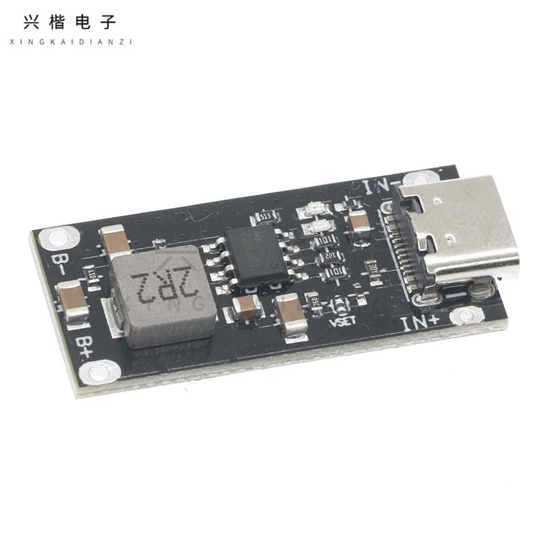 IP2312 Ternary Lithium Battery Charging Board 3A Fast Charge 5V to 4.2V/4.35V 3.7V Polymer Type C