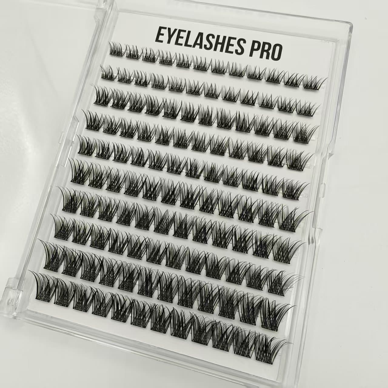 Glue-Free 10-Row F001 Self-Adhesive False Lashes Baby Curl Photogenic Eyelashes for Beginners No Glue Needed
