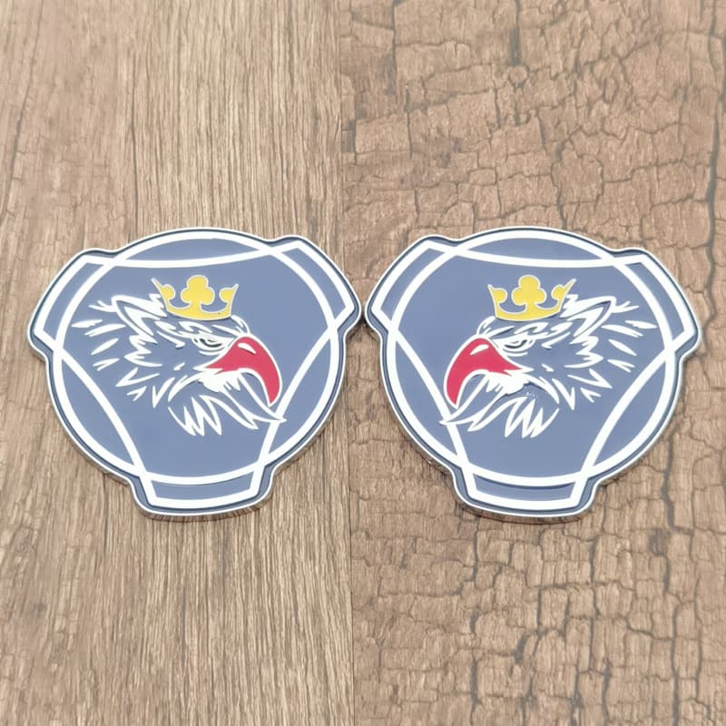 Cross-border hot-selling in-stock Scania car sticker, 3D metal body sticker