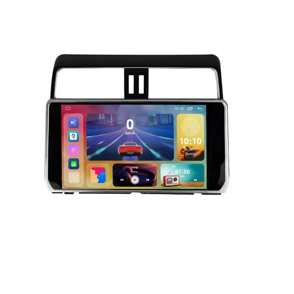 For 18 Toyota Prado 10-inch center console navigation bezel frame Android large screen smart center console navigation