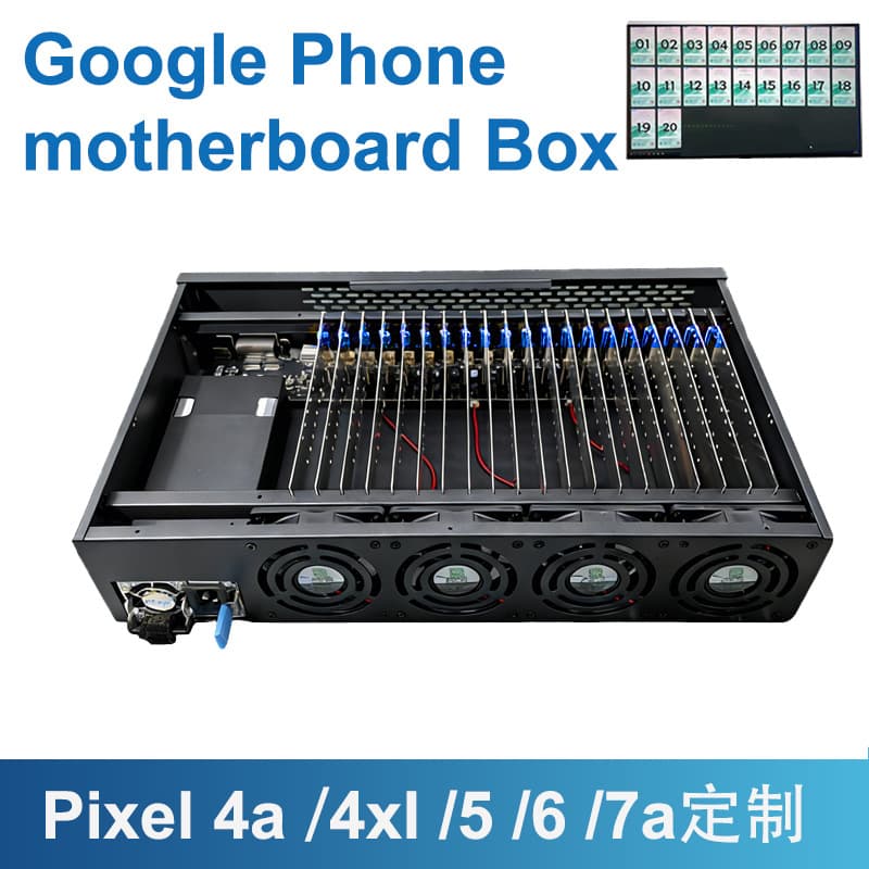 Google Phone Farm Box Motherboard Case Farm Box Pixel 4a/4xl/5/6/7a