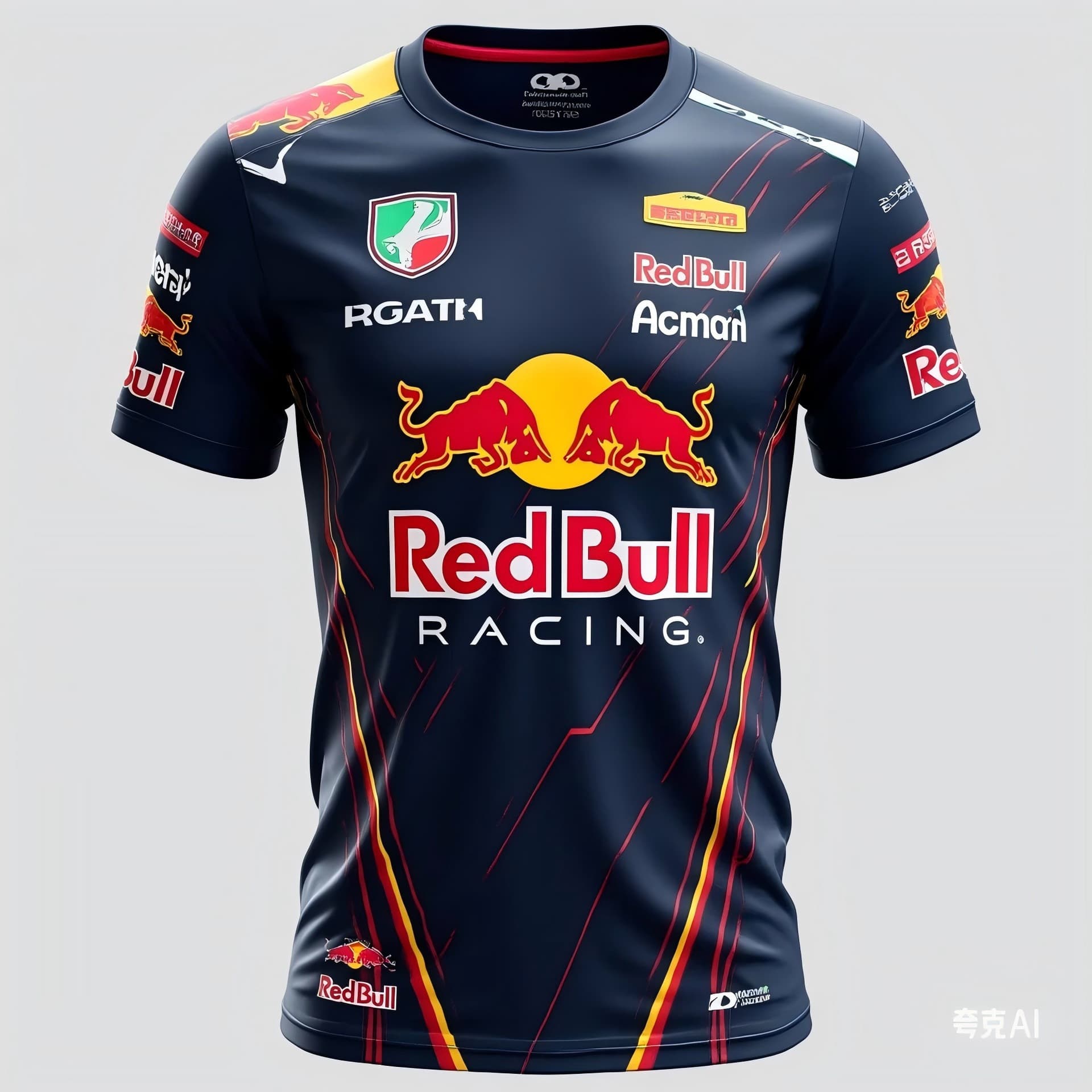 Men's T-Shirt 724 European and American Domestic First- and Second-Line Brands 3D Digital Printing Solid Color Loose Fit Ready-to-Wear Pullover