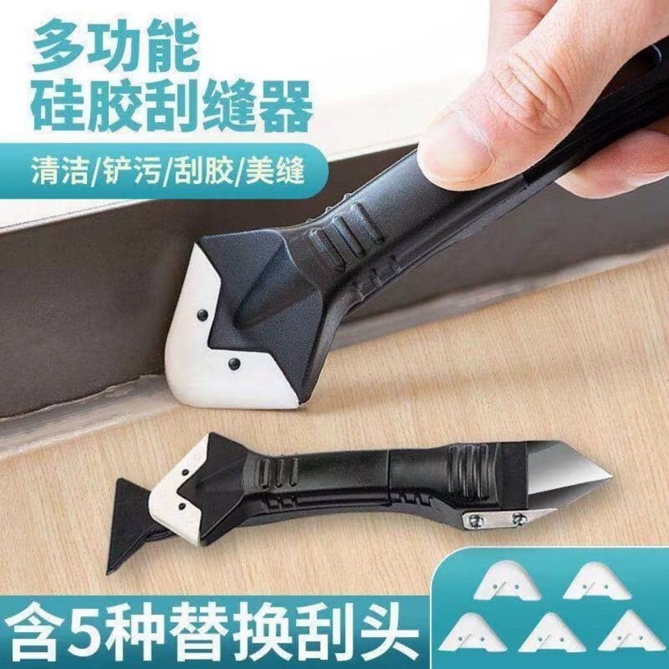 Metal glue scraper, glass glue scraper, beautiful seam clearing glue scraper, multi-angle glue scraper wholesale